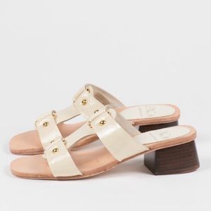 No. 6 Beau Ring Sandal, Ecru, 5